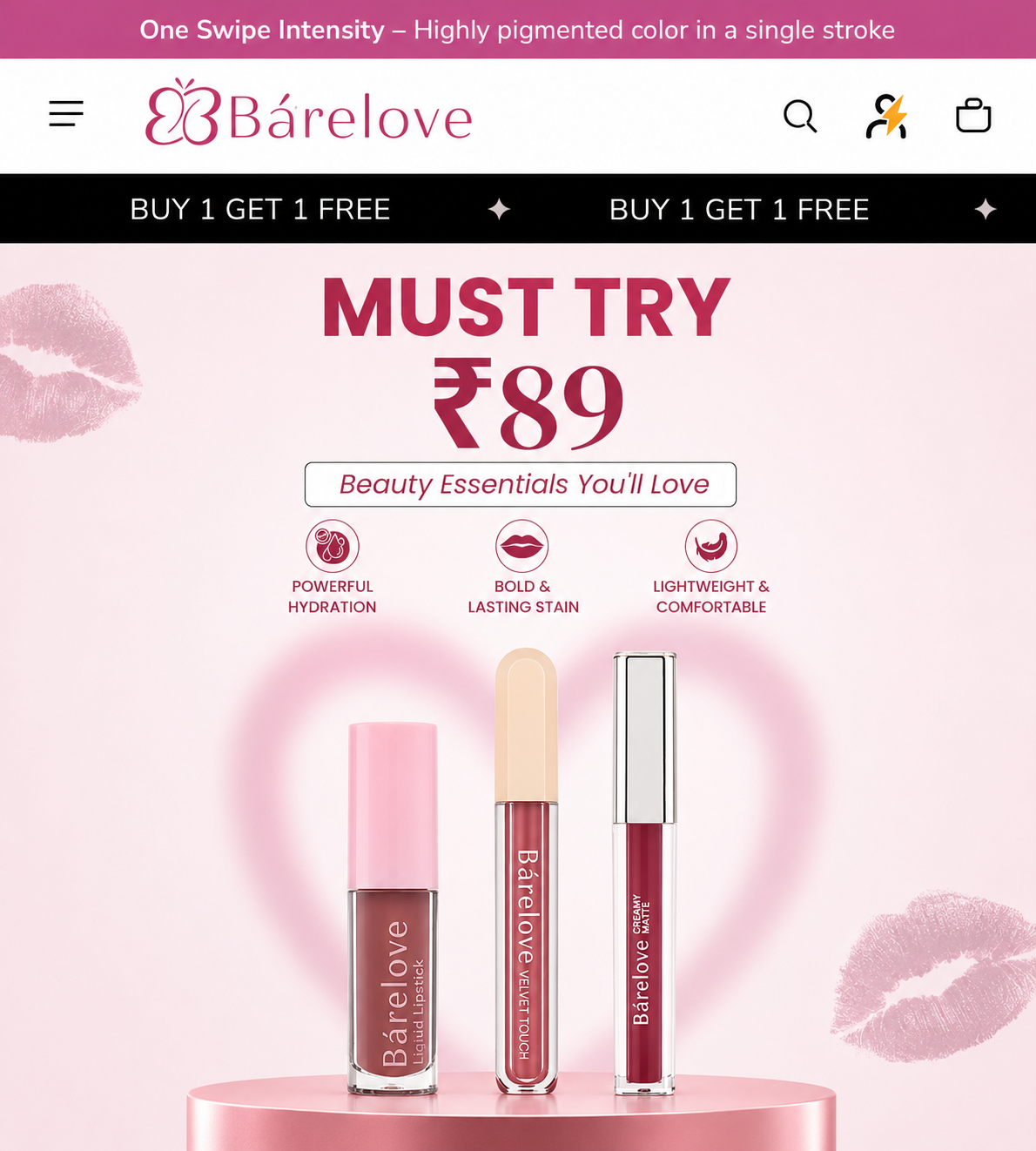 BareLove project screenshot